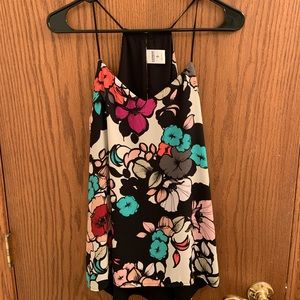 Floral blouse tank